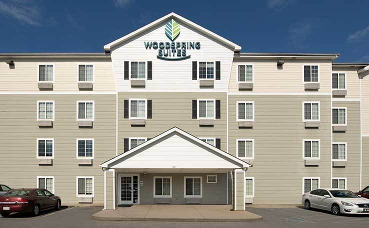 WoodSpring Suites Clarksville Fort Campbell Extended Stay Hotel Professional Exterior 1 738x456~800