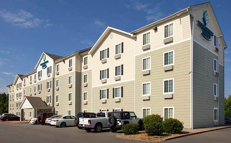 WoodSpring Suites Clarksville Fort Campbell Extended Stay Hotel Professional Exterior 2 738x456~800